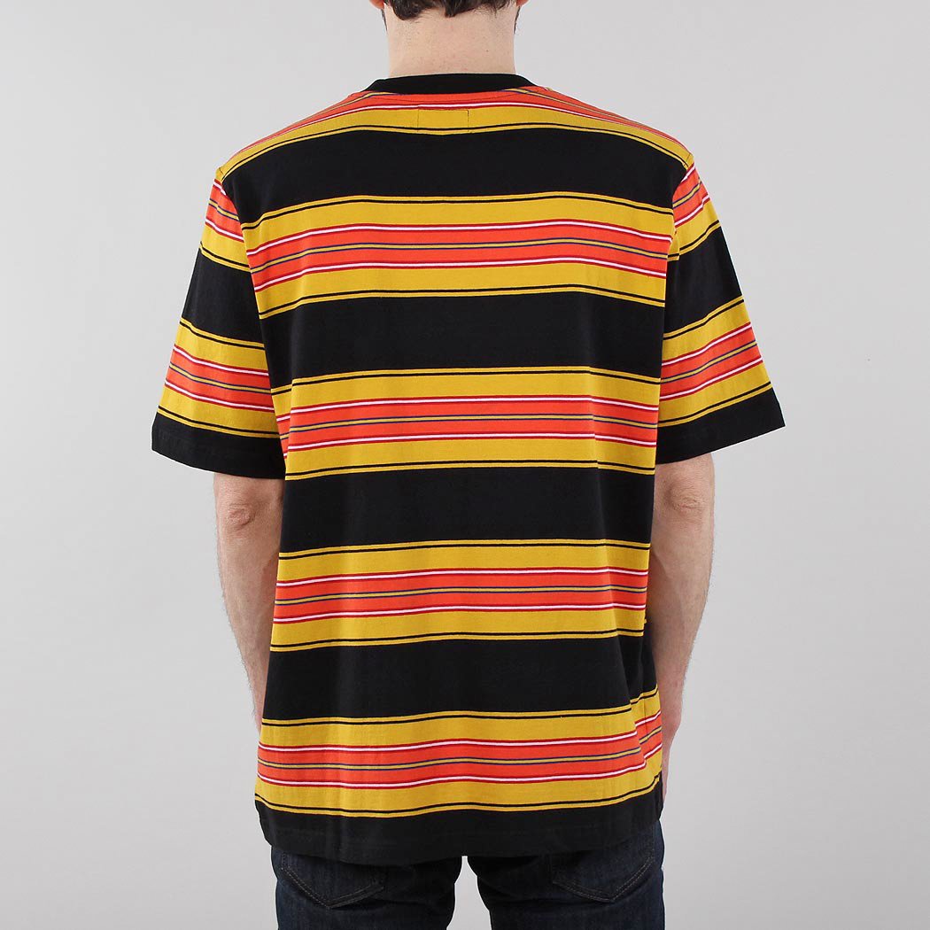 Stussy Multi Stripe Crewneck T-shirt – danielle-nicole2c.com